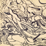 Free-Form Freehand Pen and Ink Art by Impostor Soul, Detailed Unique Pen&Ink Artworks